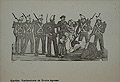 Fusilamiento de Bruno Apresa Bruno Apresa's Execution by Fire squad Original Engraving by the Mexican artist Jose Guadalupe Posada