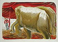 Major Issues at The Circus Original Silkscreen by the American artist Charlotte Rothstein