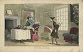 Doctor Syntax Copying the Wit of the Window The Poetical Magazine Original Etching and Aquatint by the British satirical artist Thomas Rowlandson