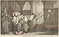 The Bishop from The English Dance of Death Original Aquatint and Etching by the British satirical artist Thomas Rowlandson