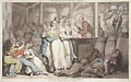 The Dram Shop from The English Dance of Death Original Aquatint and Etching by the British artist Thomas Rowlandson