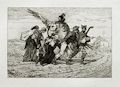 En Retard Pour La Fete or Late for the Fair Original Etching by the French artist Ferdinand Roybet published for the Societe des Aqua Fortistes Eaux Fortes Modernes by A Cadart and Luquet