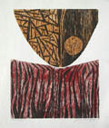 Silent Affliction Original Woodcut by Jeanine Coupe Ryding