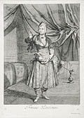 Femme Persienne Original Engraving by the French artist Gerard Scotin