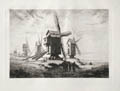 Moulins dans le Pas-de-Calais (Windmills in the Pas-de-Calais) by Alexandre Sege