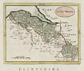 Map of Flintshire by the British Cartagropher John Seller