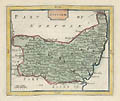 Map of Suffolk by the British Cartagropher John Seller