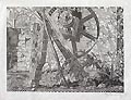 The Deserted Mill Original Linocut by the Danish artist Kay Simmelhag
