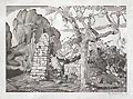 Farmhouse Ruins Original Linocut by the Danish artist Kay Simmelhag