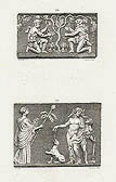Two Ancient Terra Cottas Original Engraving and Etching William Skelton designed by William Alexander