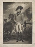 His most Gracious Majesty King George the Third Original Stipple Engraving by Benjamin Smith designed by Sir William Beechey from the Shakspeare Gallery by John Boydell London