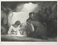 The Infant Shaksepeare Attended by Nature and the Passions Original Engraving by Benjamin Smith designed by George Romney from the Shakspeare Gallery by John Boydell London