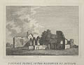 Finchale Priory in the Bishoprick of Durham Original Engraving by the British artist Samuel Sparrow