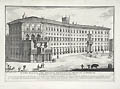 Altra Veduta del Palazzo Dell Ecc. Sig. Prencipe Borghese Alternate View of the Palazzo Borghese Original Etching by the Italian artist Alessandro Specchi