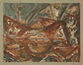 Landscape Arizona Original Silkscreen by the American artist Robert E. Spray also listed as Robert Spray