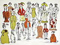 Family Reunion Original Lithograph by the American artist William Steig