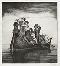 The Promised Land Original Drypoint Engraving by Albert Sterner