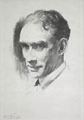 Portrait of Rollin Kirby Original Drawing by Albert Sterner