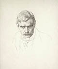 Self Portrait Original Lithograph by the Scottish artist William Strang