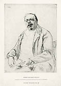 Portrait of Baron Berger by the German artist Hermann Struck