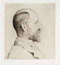 Portrait of Marius Bauer by Herman Struck