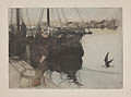 Harbor View Original Etching by Albert Thayer