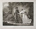 Cymbeline Near Milford Haven Pisanio and Imogen Original Stipple Engraving by the British artists Robert Thew and John Hoppner from the Shakspeare Gallery by John Boydell London