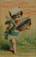 Trade Card Advertising for W. J. Austen and Company Proprietors Oswego New York