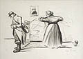 Stalemate on the Western Front Original Lithograph by Louis Abel-Truchet
