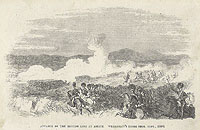 Advance of the British Line at Assaye Wellesley's horse shot September 1803
