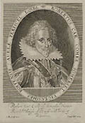Robert Carr Earl of Somerset Original Engraving by the Dutch artist Simon Van de Passe