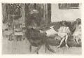 Interior au Canape Original Etching by the French artist Edouard Vuillard