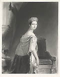 Victoria in Her Coronation Robes  by Charles Edward Wagstaff