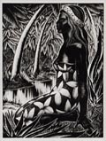 Frontispiece to Hot Countries Original Wood Engraving by the American artist Lynd Ward