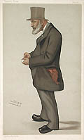 A Professor Original Lithograph by the British artist Sir Leslie Ward known as Spy