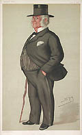 The Admiral Original Lithograph by the British artist Sir Leslie Ward known as Spy