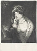 Mrs. Braddyll Portrait of Mrs. Jane Braddyll Original Mezzotint Engraving by the British artist William Ward