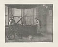 The Room in Ayr Street Whistler at his Printing Press Original Lithograph by the British artist and printer Thomas Robert Way also listed as T. R. Way