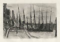 Billingsgate Original Etching by the American British artist James Abbott McNeill Whistler