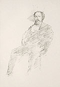 The Doctor Portrait of my Brother Original Lithograph by the American British artist James Abbott McNeill Whistler