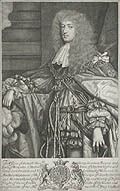 Henry Somerset 1st Duke of Beaufort Original Engraving by Robert White designed by Sir Godfrey Kneller