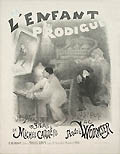 L'Enfant Prodigue The Prodigal Son Original Lithographic Poster by the French artist Adolphe Willette also listed as Adolphe Leon Willette