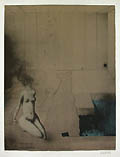 So Baden Dei Frauen in Bremen So The Women Bathe in Bremen Original Lithograph by the German artist Paul Wunderlich