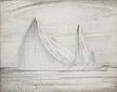 The Iceberg at Baffin Island in the Canadian Territory of Nunavut Original Graphite Drawing by the Canadian artist Thomas Harold Beament