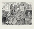 A London Suburb Original Etching by the American artist by Robert Blum The Hawthorne Portfolio Our Old Home