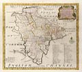 Map of Devonshire by Emanuel Bowen