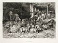 Une Bergerie Original Etching by the German artist by Albert Brendel also listed as Albert Henrick Brendel published for the Societe des Aqua Fortistes Eaux Fortes Modernes by Cadart and F Chevalier and A Cadart and Luquet