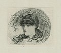 Mercury Original Miniature Etching by the American artist Frederick Stuart Church The Hawthorne Portfolio A Wonder Book