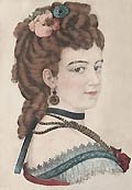 The New York Beauty Original Lithograph printed by Currier and Ives