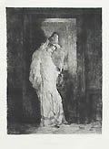 La Rentree de Pierrot by Leon Marie Constant Dansaert